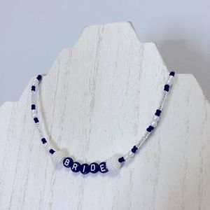 Beaded Bridal Bachelorette Hen Party Choker Necklace